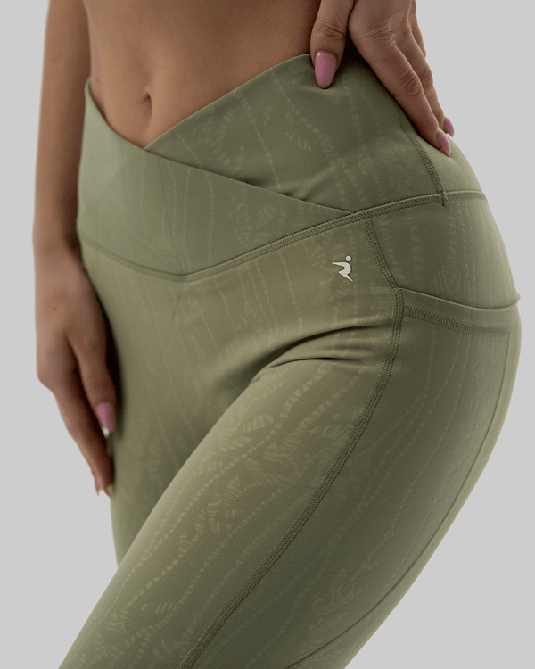 Cross Waistband Leggings