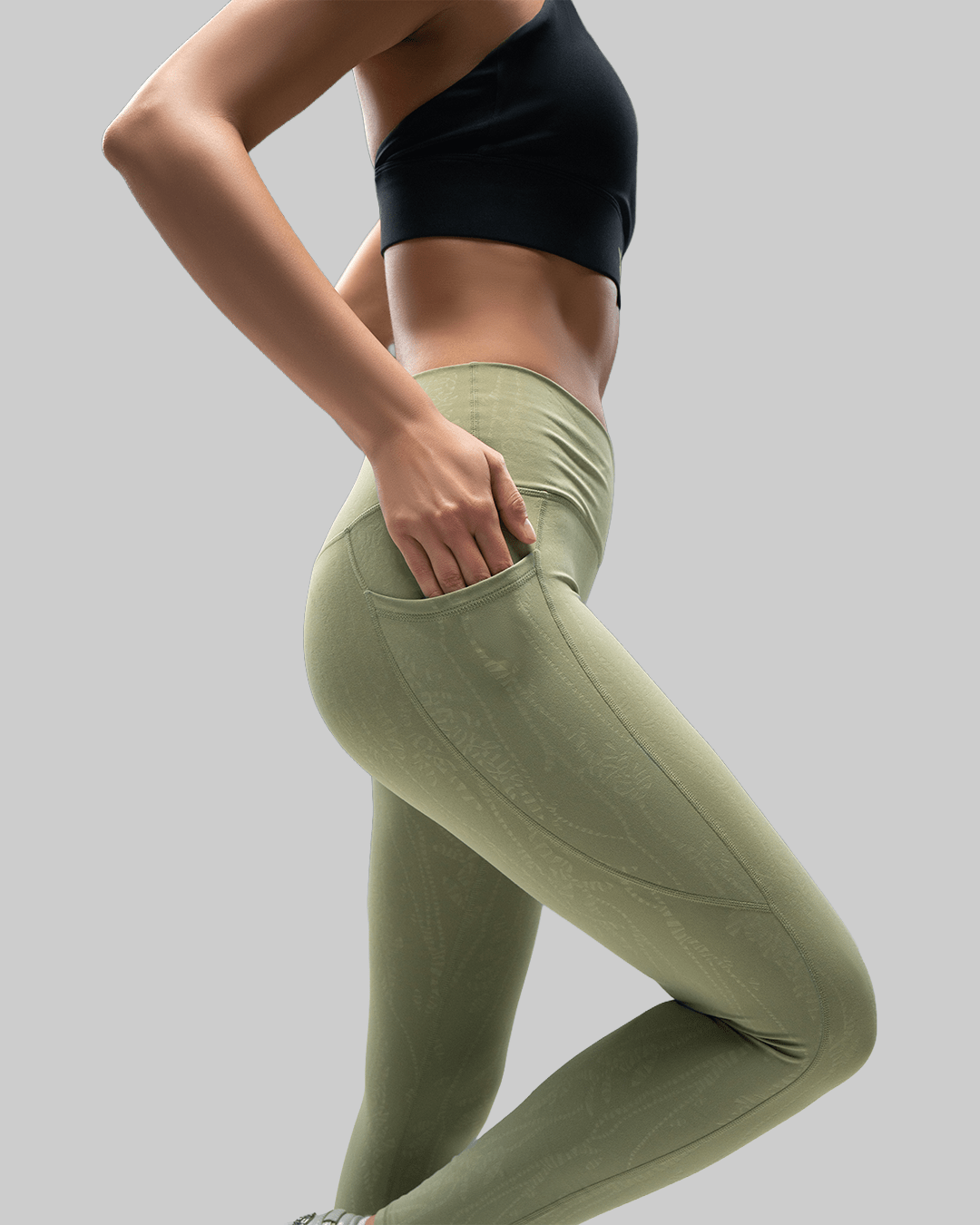 Cross Waistband Leggings