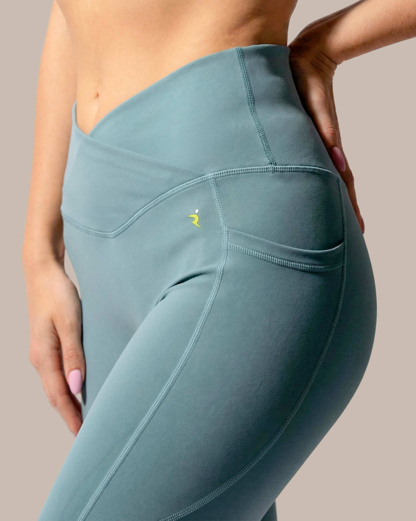 Cross Waistband Leggings