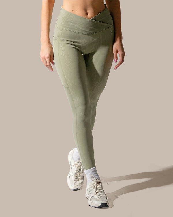 Cross Waistband Leggings