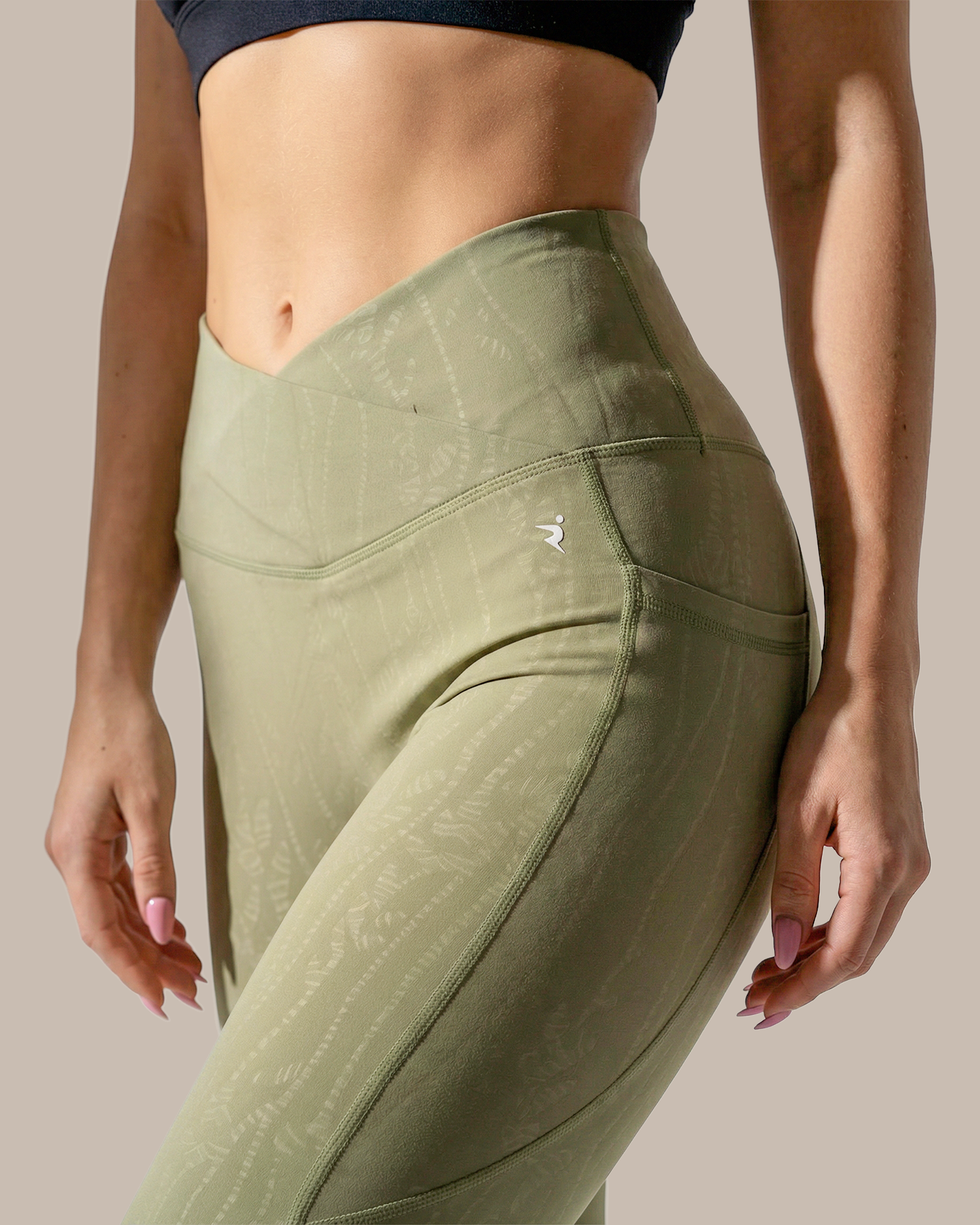 Cross Waistband Leggings