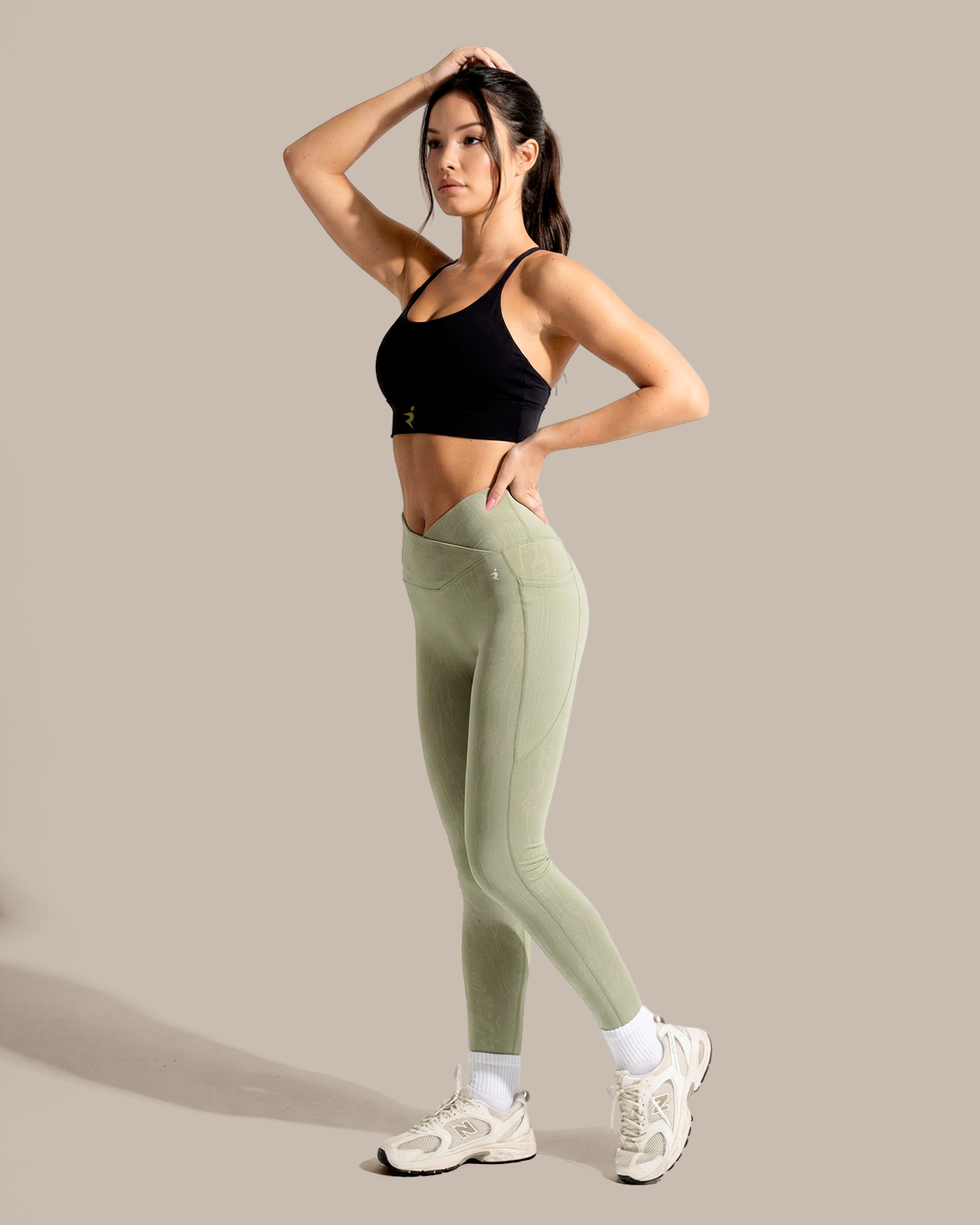 Cross Waistband Leggings